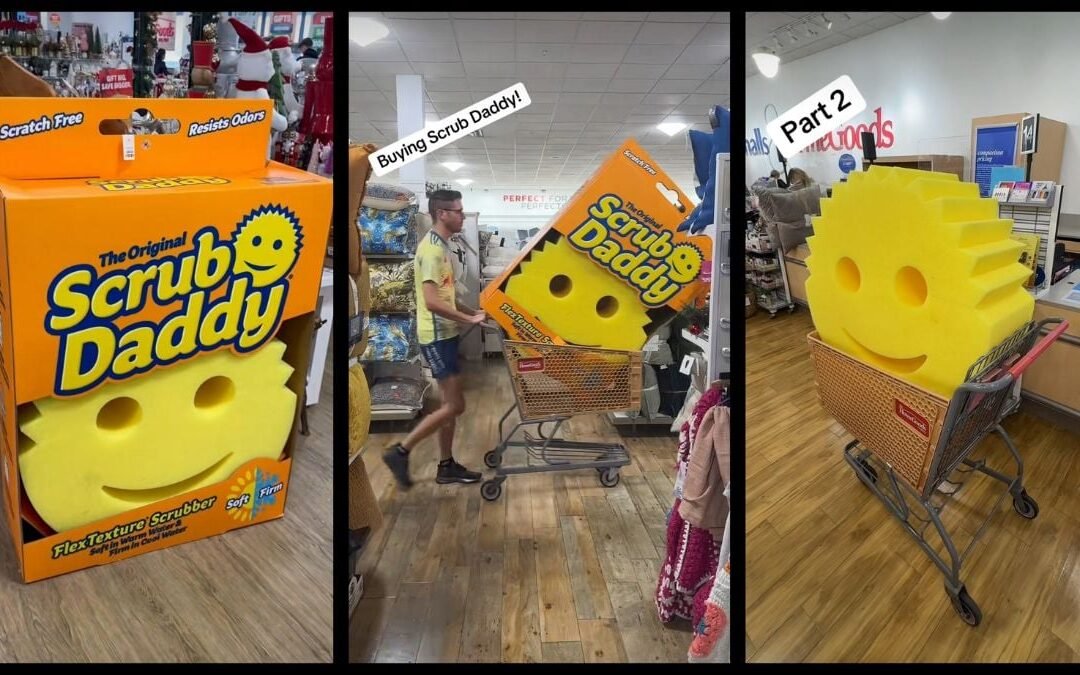 Tends Unleashes$ 1, 000 Scrub Daddy, Sparking Chaos