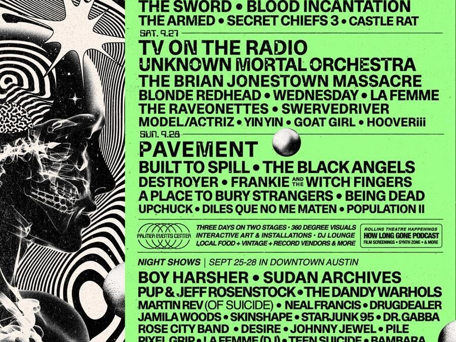 LEVITATION Unveils New Venue and 2025 Lineup: That includes Pavement, Mastodon, TVOTR, UMO, Boy Harsher, and Extra!