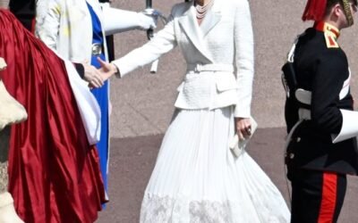 The Princess Revives Self-Portrait Model for Garter Day – A Have a look at What Kate Wore