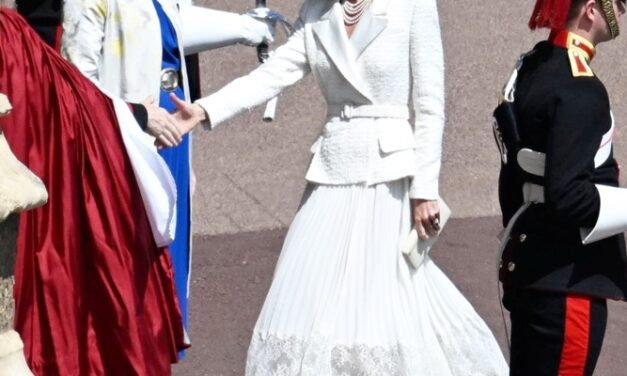 The Princess Revives Self-Portrait Model for Garter Day – A Have a look at What Kate Wore
