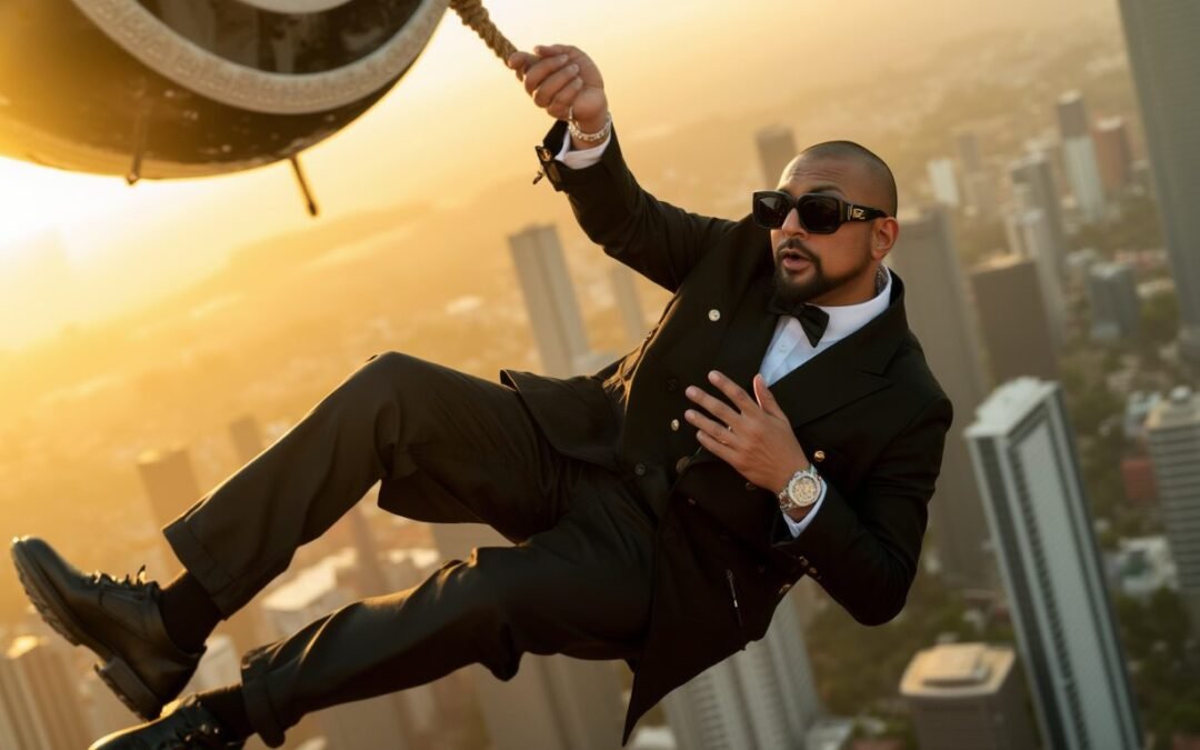 A Cinematic Debut directed by AI for Sean Paul’s” Ginger” audio videos.