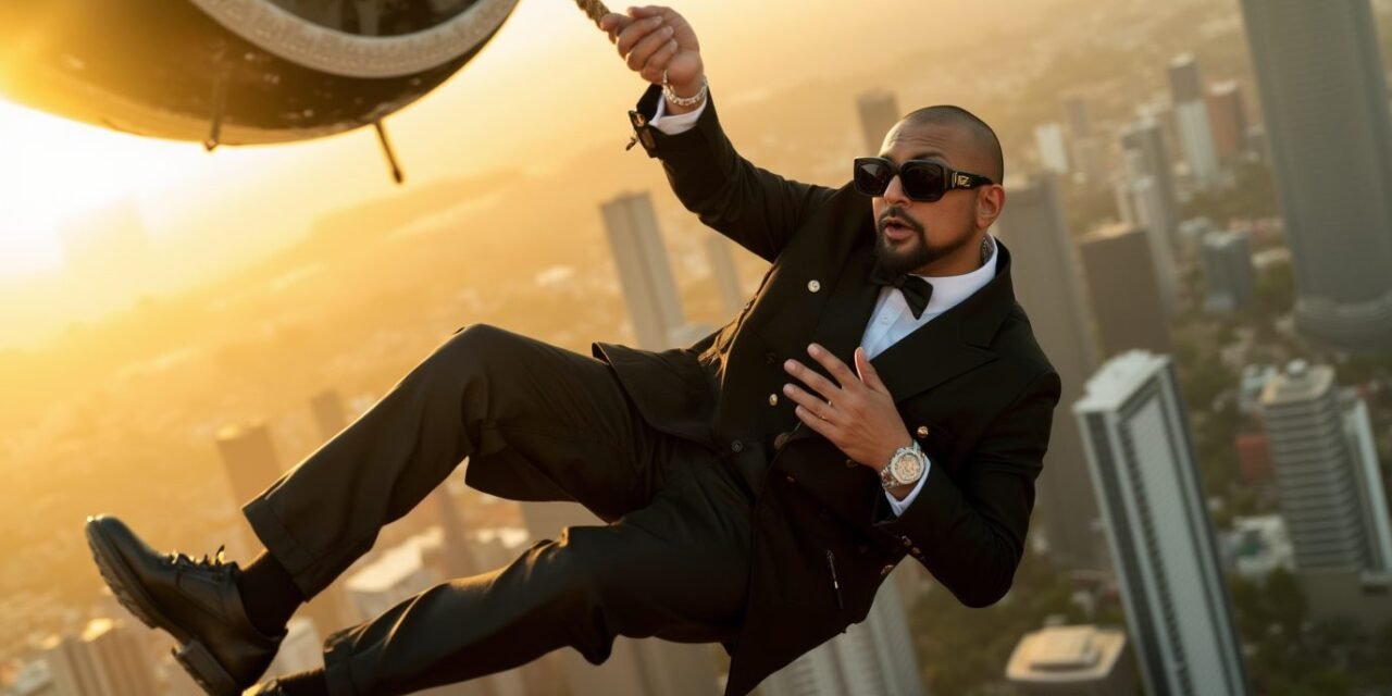 A Cinematic Debut directed by AI for Sean Paul’s” Ginger” audio videos.