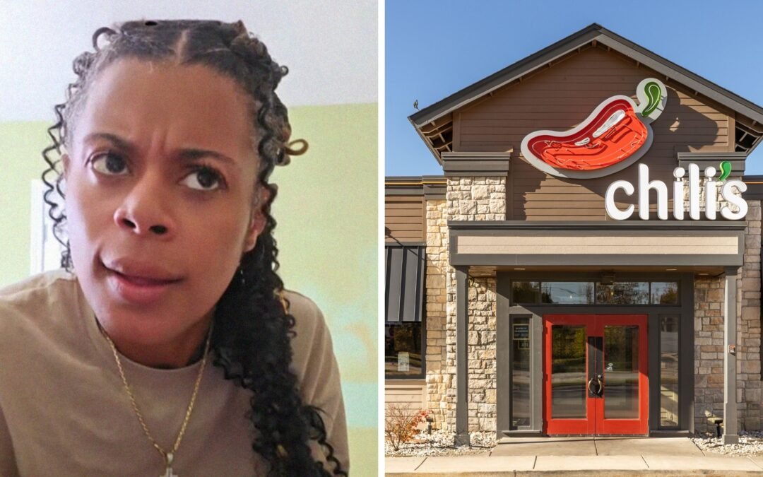 The patron of Kansas Chili’s claims that the suggested tip number has been increased.