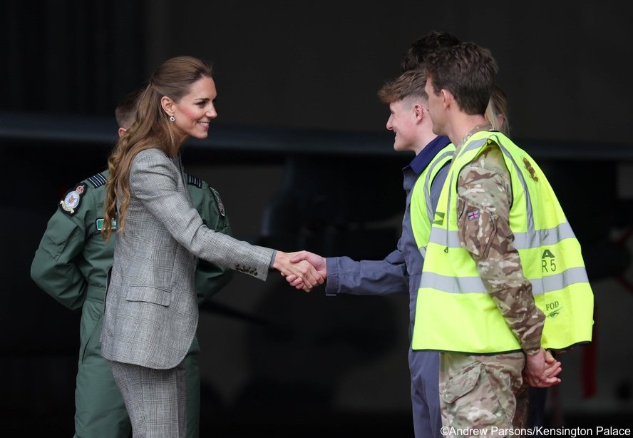 A Look at Kate’s Costumes from the Princess ‘ Familiar Styles During a Coney Island Visit by the Royal Air Force