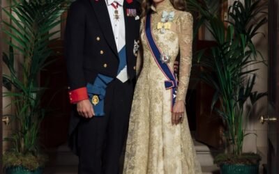 A Look at Kate’s Ensemble at State Dinner: The Princess Dons Phillipa Lepley