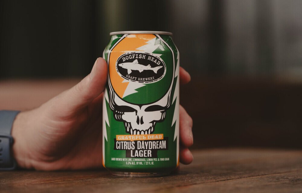 Dogfish Head Introduces Grateful Lifeless Citrus Daydream Lager