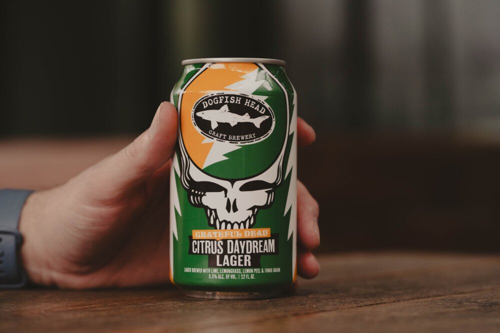 Dogfish Head Introduces Grateful Lifeless Citrus Daydream Lager