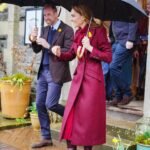 A Look at Kate’s Outfit at the Princess in a Monochrome Ensemble for Welsh Activities