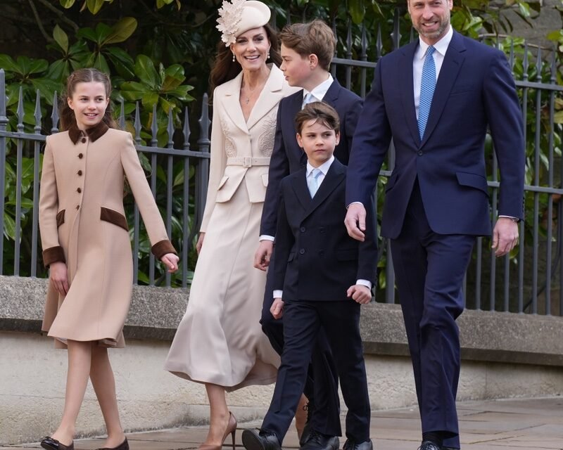 Easter Celebrations: The Wales Household at Windsor – Kate’s Outfit Particulars