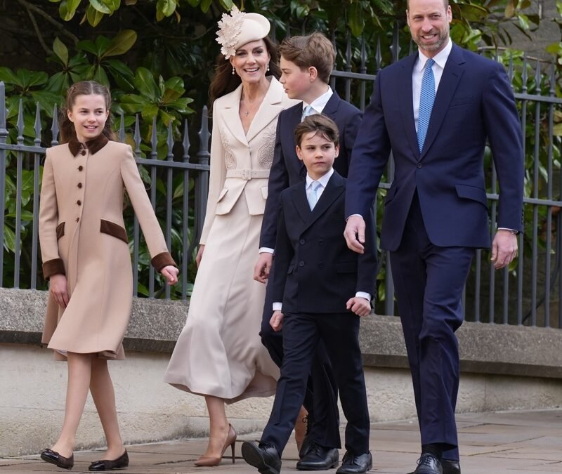 Easter Celebrations: The Wales Household at Windsor – Kate’s Outfit Particulars